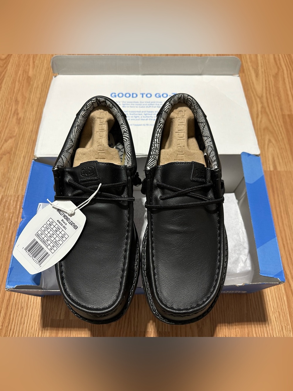 Hey Dude Wally Mono Leather Shoes